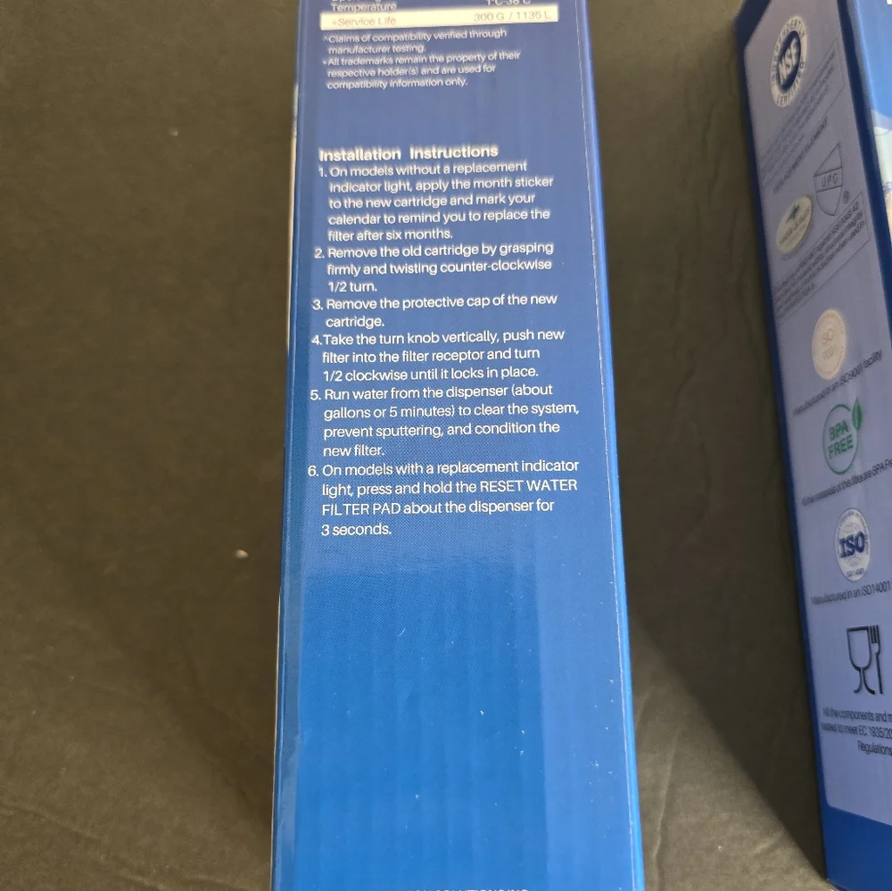 Pureplus Replacement Refrigerator Water Filters PP-RWF0700A Lot Of 4 NIB